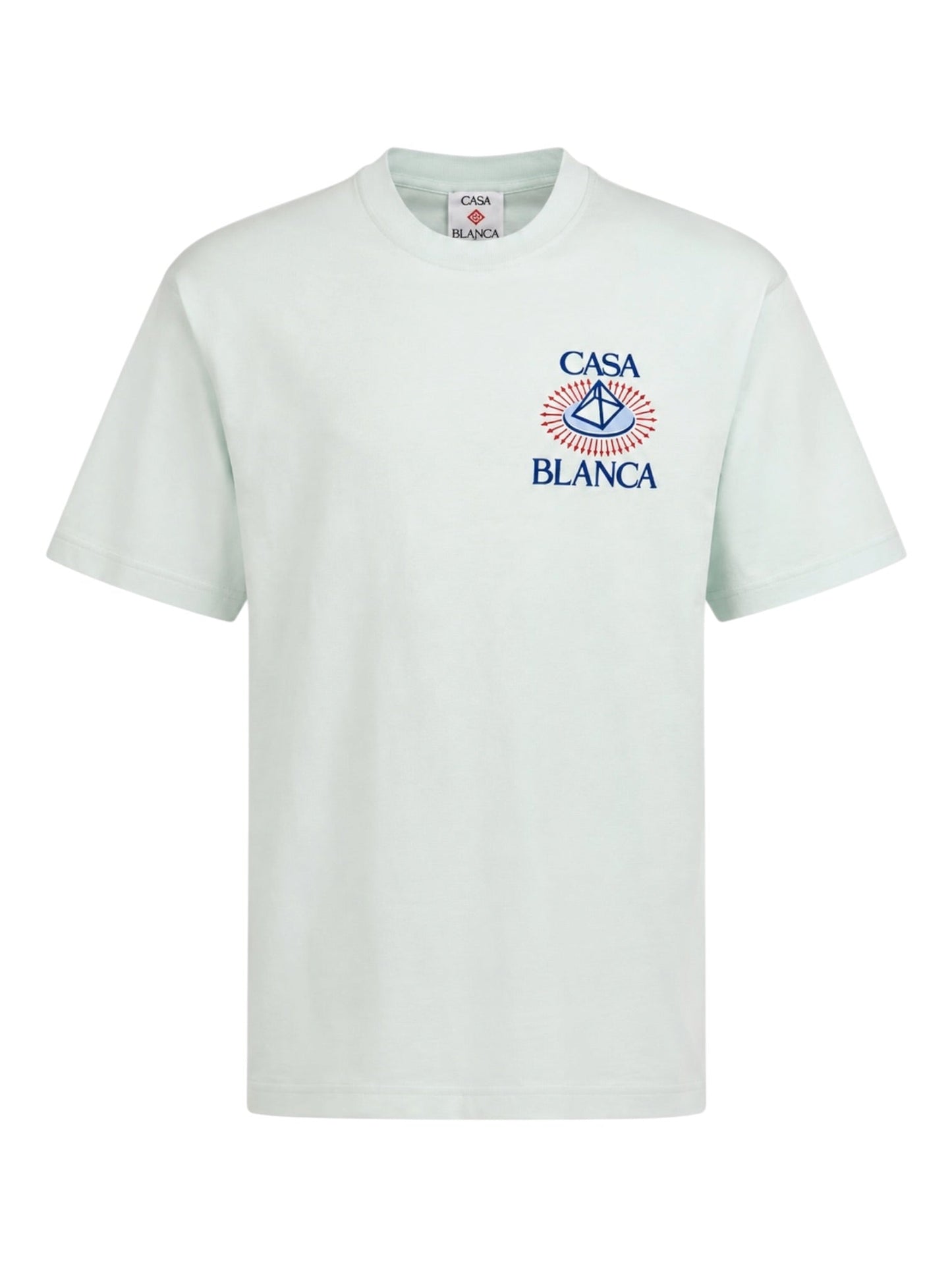 Probus Casablanca Pyramid Flock Printed T-Shirt Ice Blue Casablanca Pyramid Flock Printed T-Shirt Ice Blue BLUE