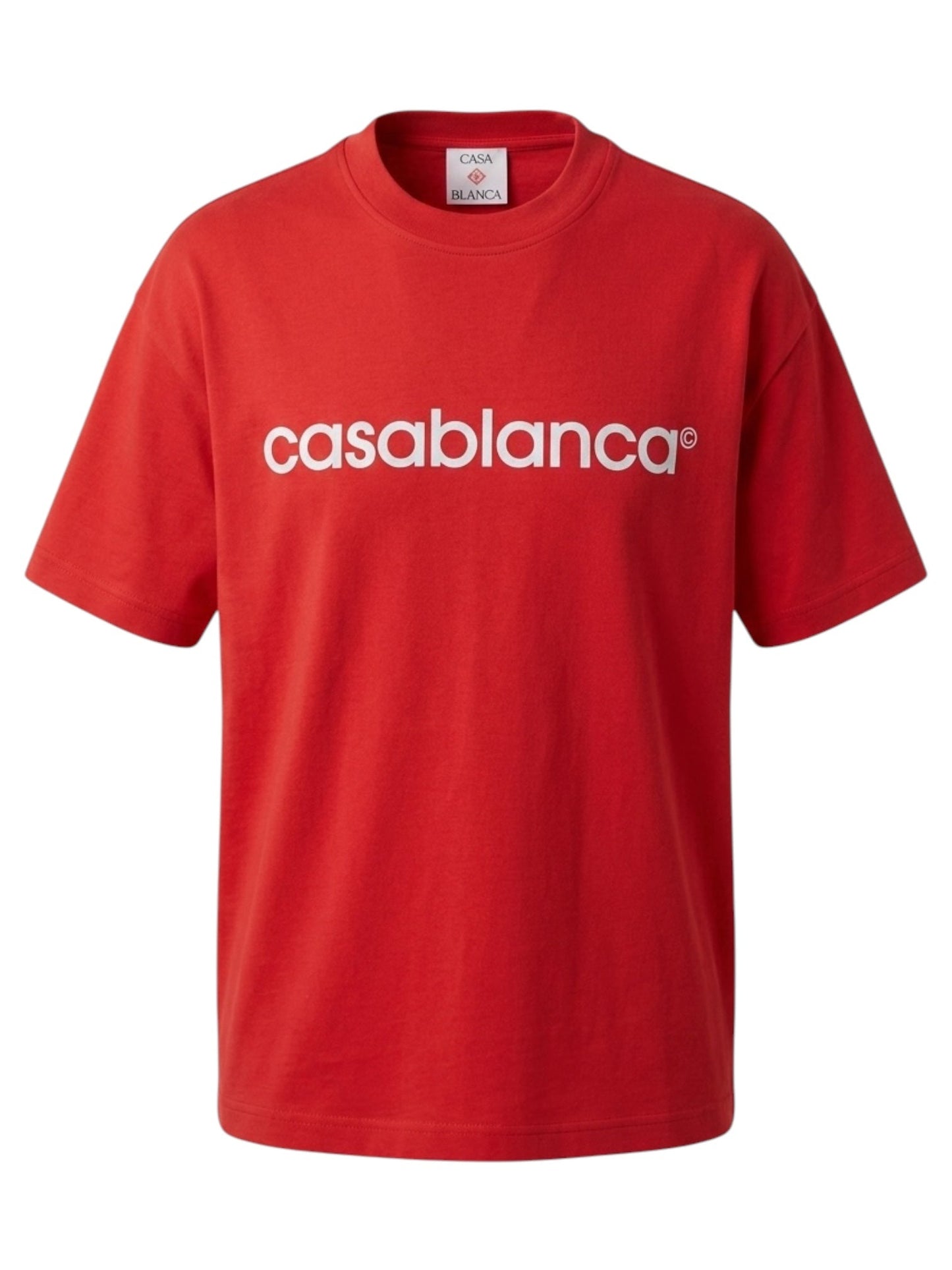 Probus Casablanca Reflective Logo Patch Oversized T-Shirt Red Casablanca Reflective Logo Patch Oversized T-Shirt Red RED