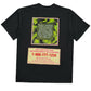 The CRTFD AYURVEDIC T-SHIRT BLACK is a stylish, sustainable piece made from organic cotton. It features a green and yellow design on the back with the text, "Modern medicine is taking another look at herbal discoveries," along with a call-to-action advertisement that includes a phone number and rate. This CRTFD creation merges fashion with eco-consciousness.