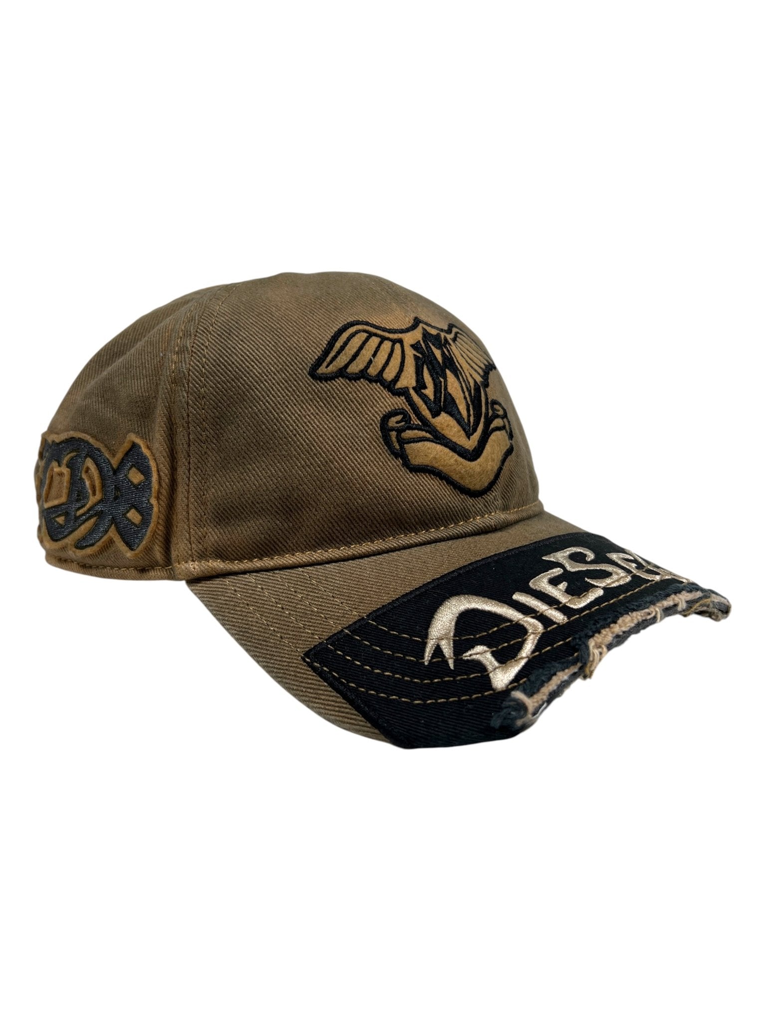 Probus Diesel C Patchy Hat Mustard Diesel C Patchy Hat Mustard O/S