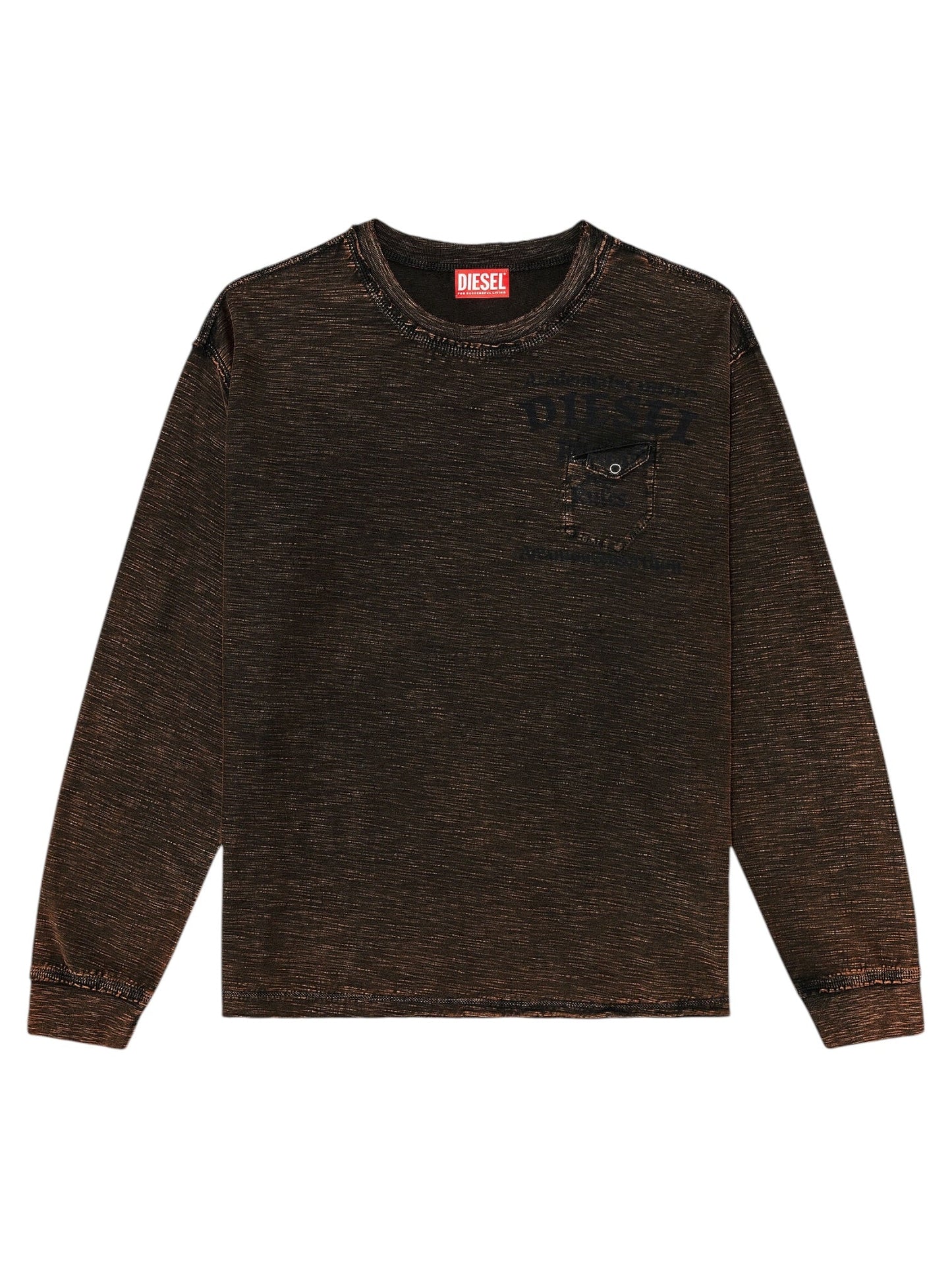 Probus Diesel T-Ardy-LS T-Shirt Brown Diesel T-Ardy-LS T-Shirt Brown S