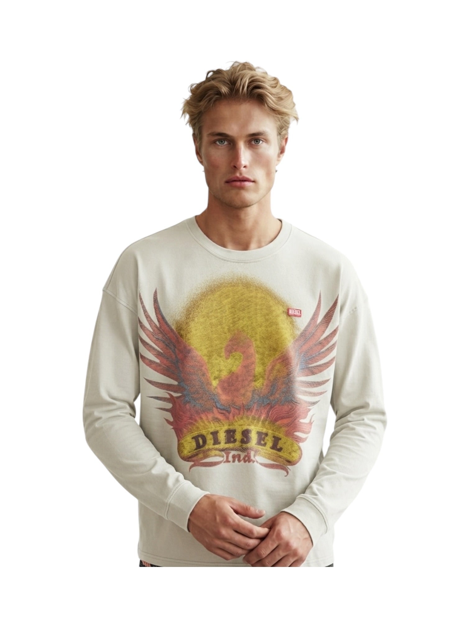 Probus Diesel T Boxt LS AA1 T-Shirt Natural Diesel T Boxt LS AA1 T-Shirt Natural S