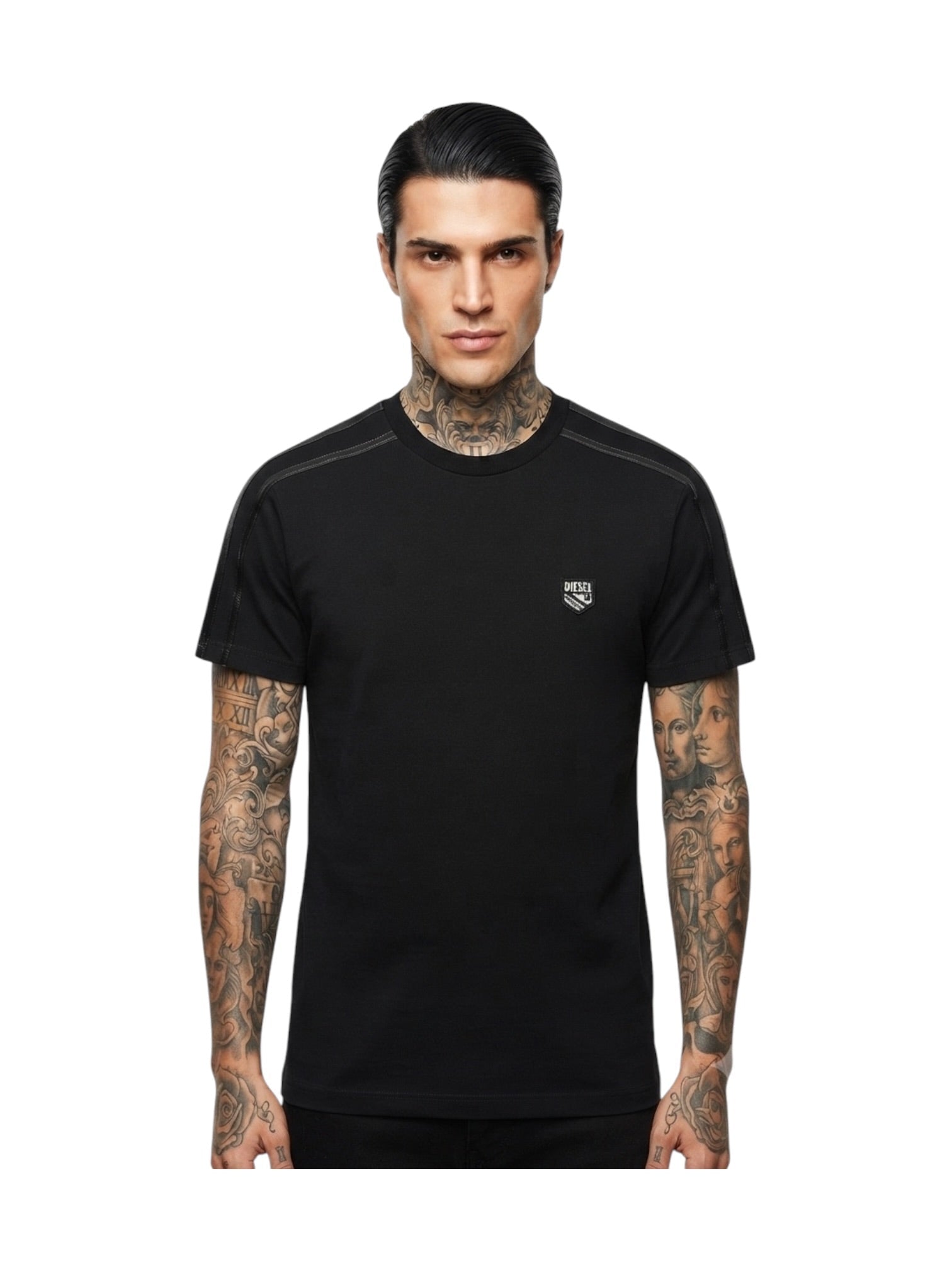 Diesel T Norm Fl T-Shirt in Deep Black for Stylish Comfort – Probus