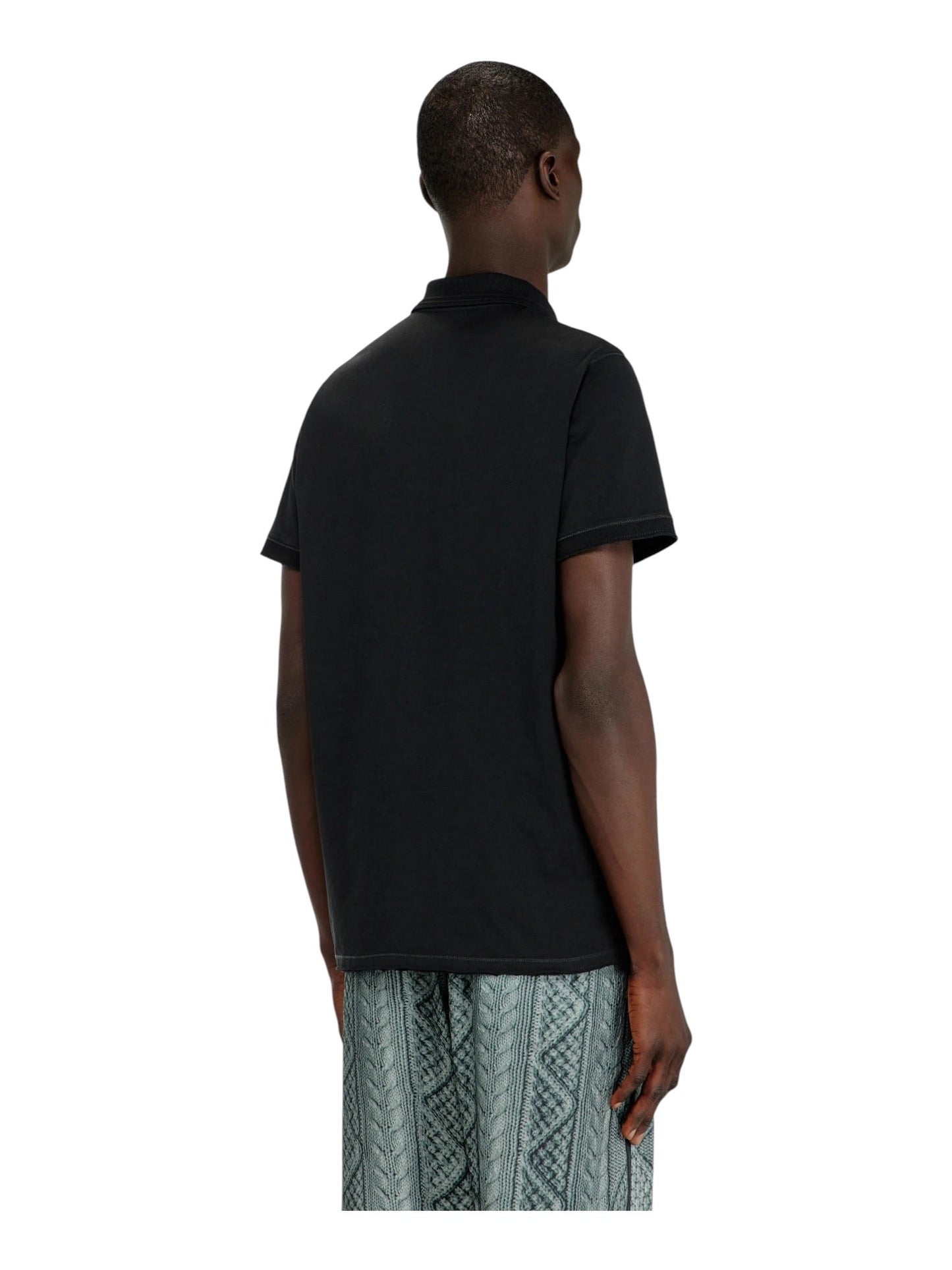 Diesel T Phen Polo Shirt Off Black