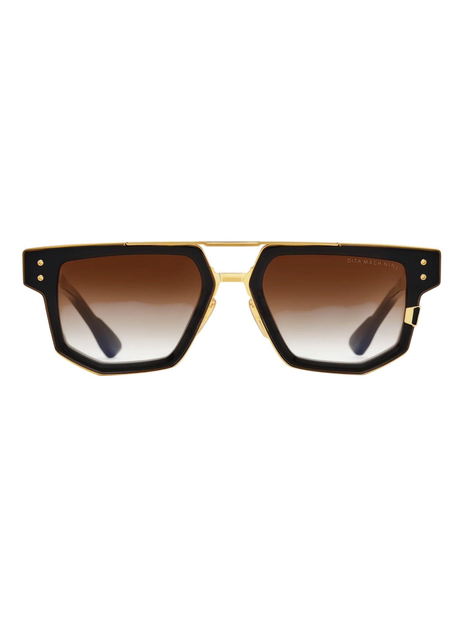 Dita MACH-NINE DTS478-A-01 Black Glass- Yellow Gold