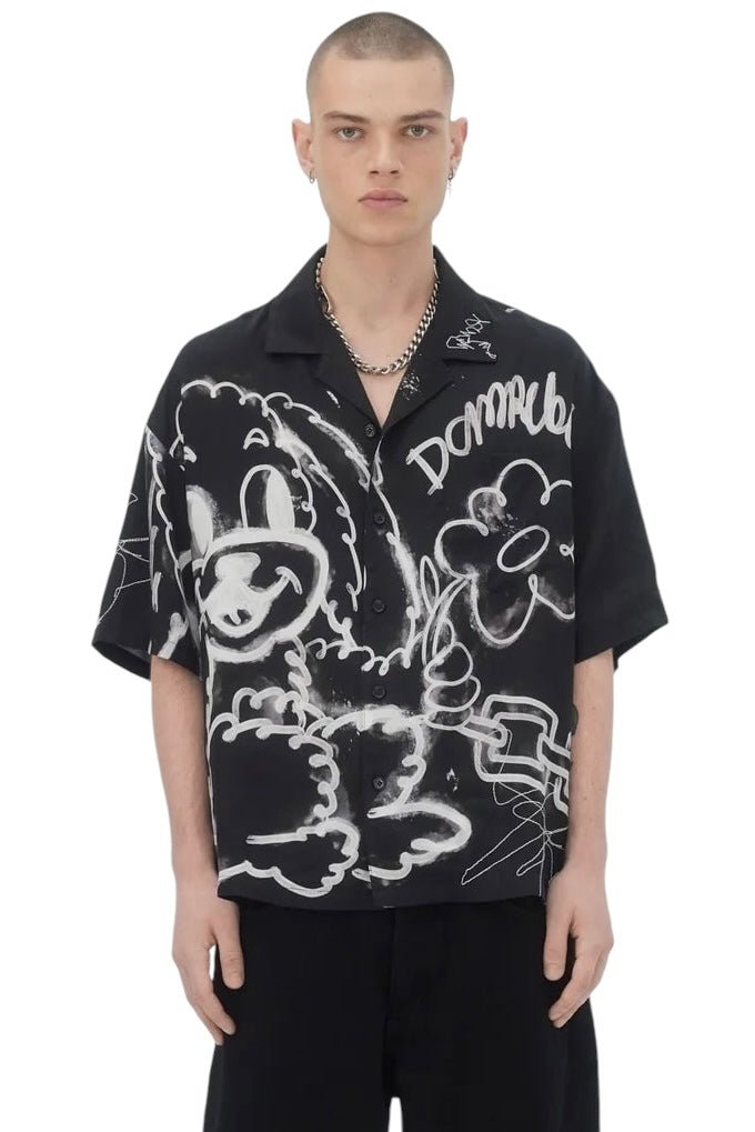 Domrebel Chained Shirt Black