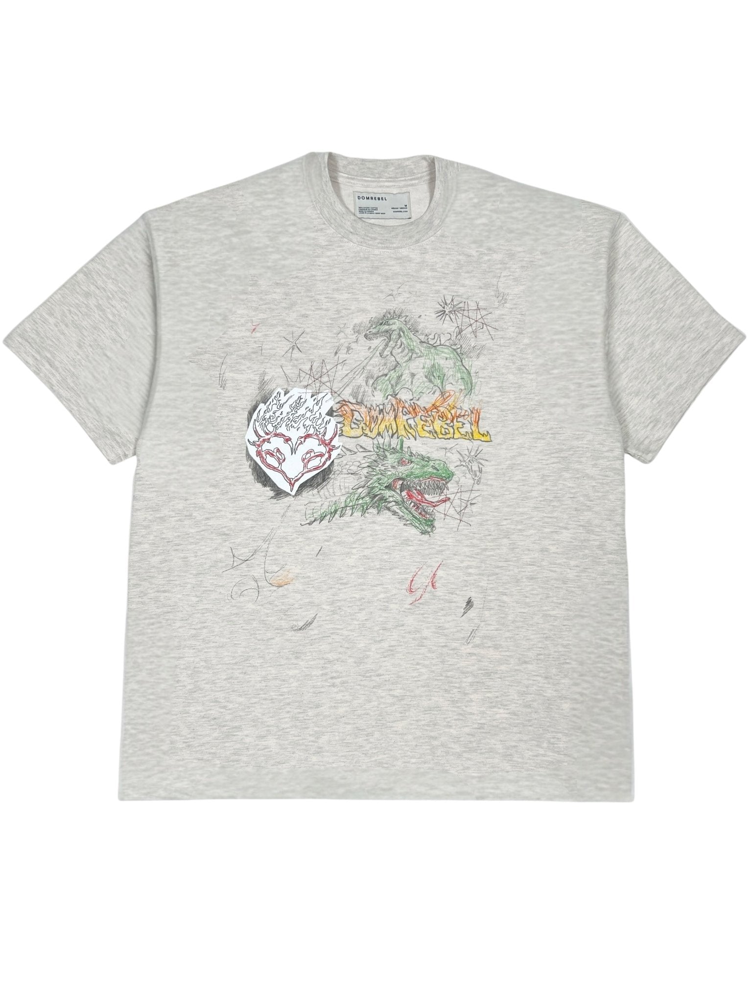 Domrebel Conflict T shirt Greige