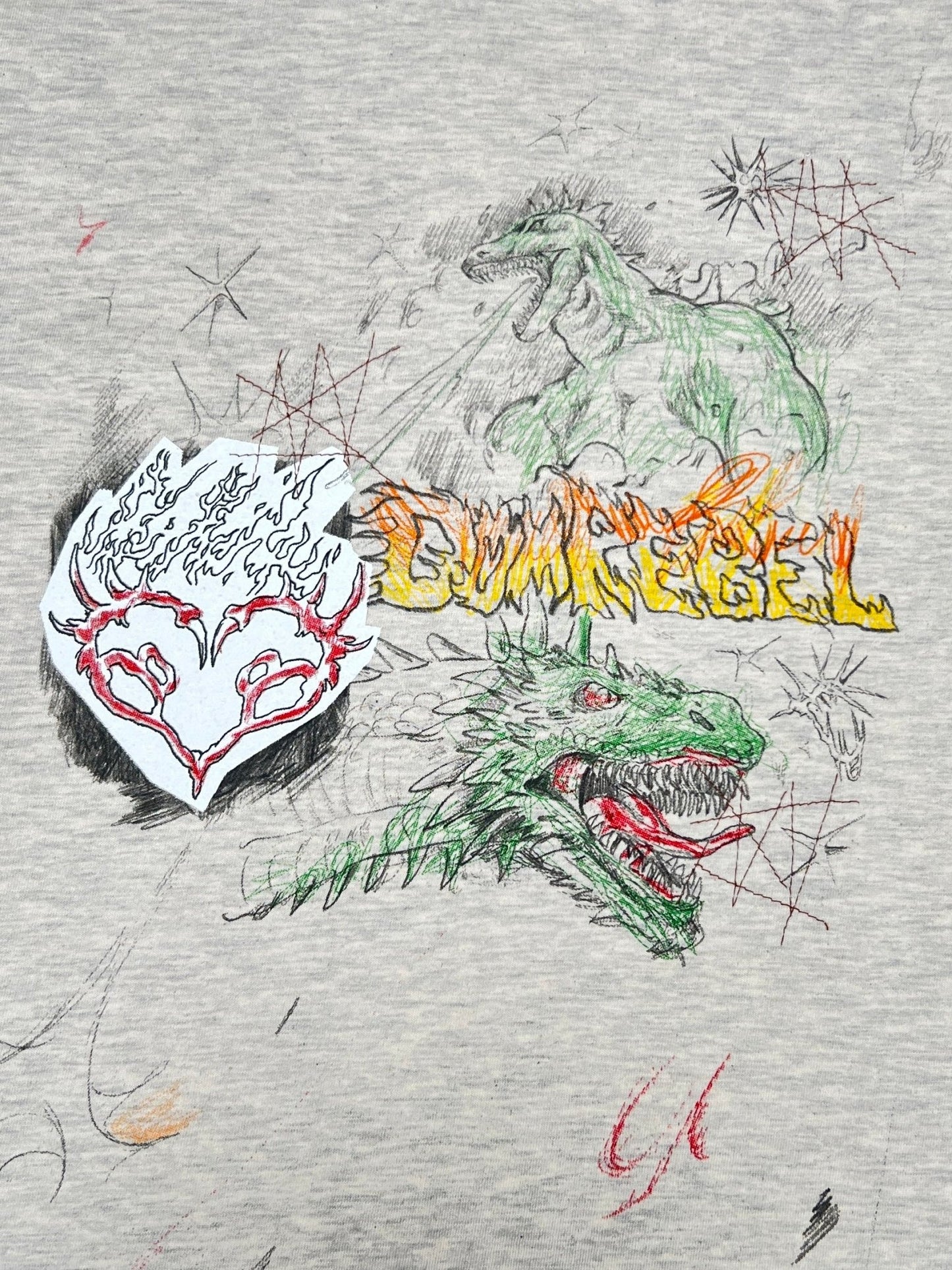 Domrebel Conflict t-shirt greige