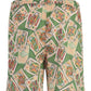 Men's mid-length cut swim shorts with DROLE DE MONSIEUR D-BS141-PL136 LE SHORT PLAGE JEU DE CARTES GN print design.