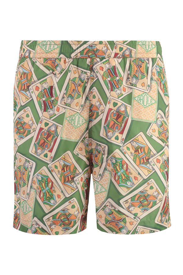D Bs141 Pl136 LE Short Plage Jeu Cartes Gn