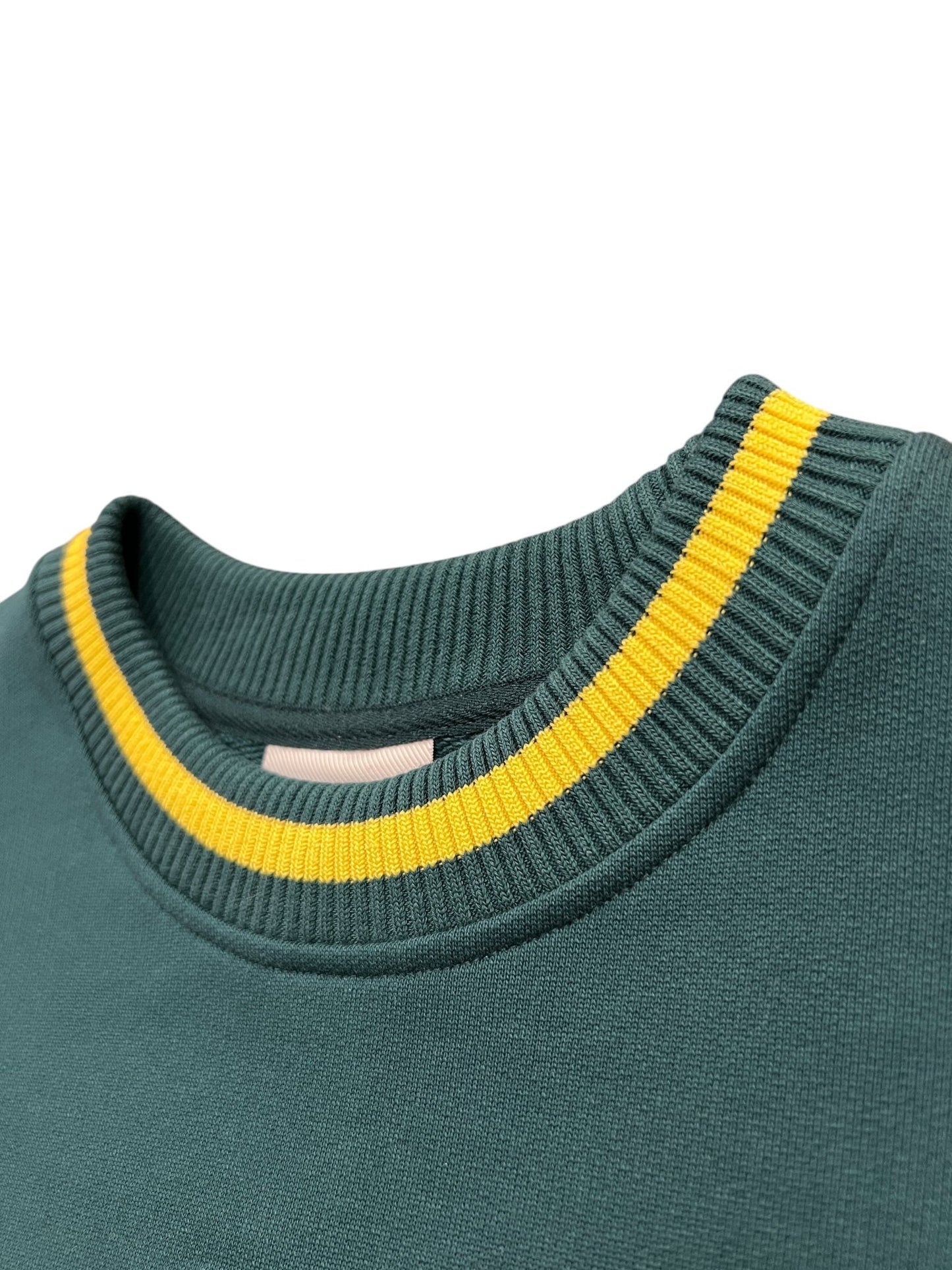 Drôle de Monsieur F-SW156-CO127-Dgn Le Sweatshirt Green