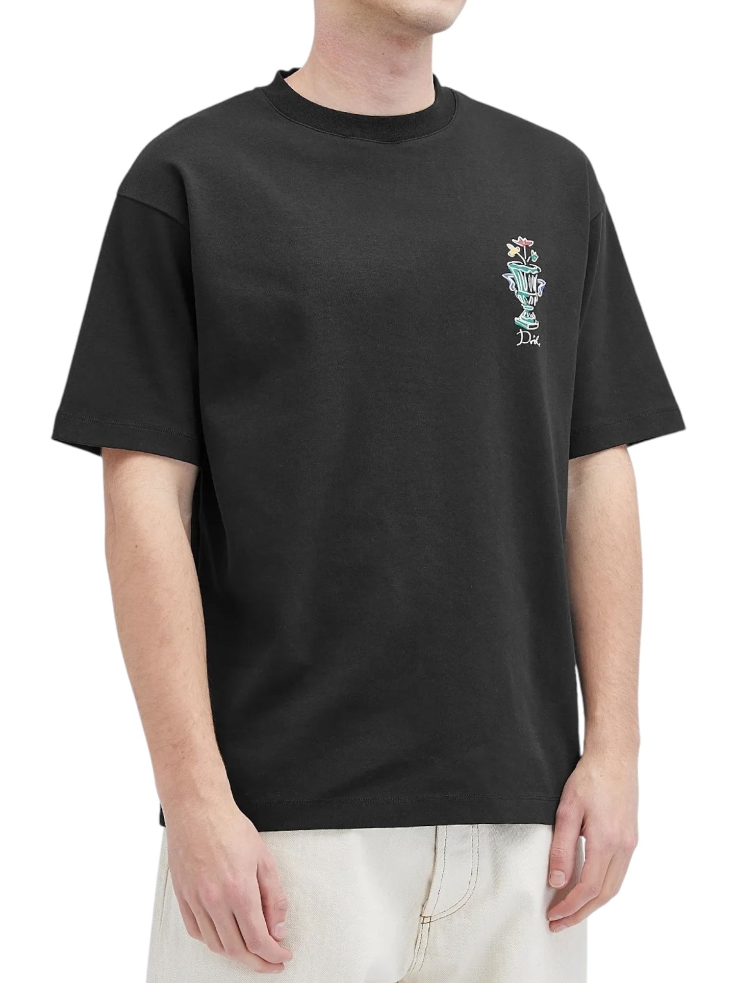 Drôle de Monsieur F-TS225-CO002-BL Le T-shirt Vase Blk