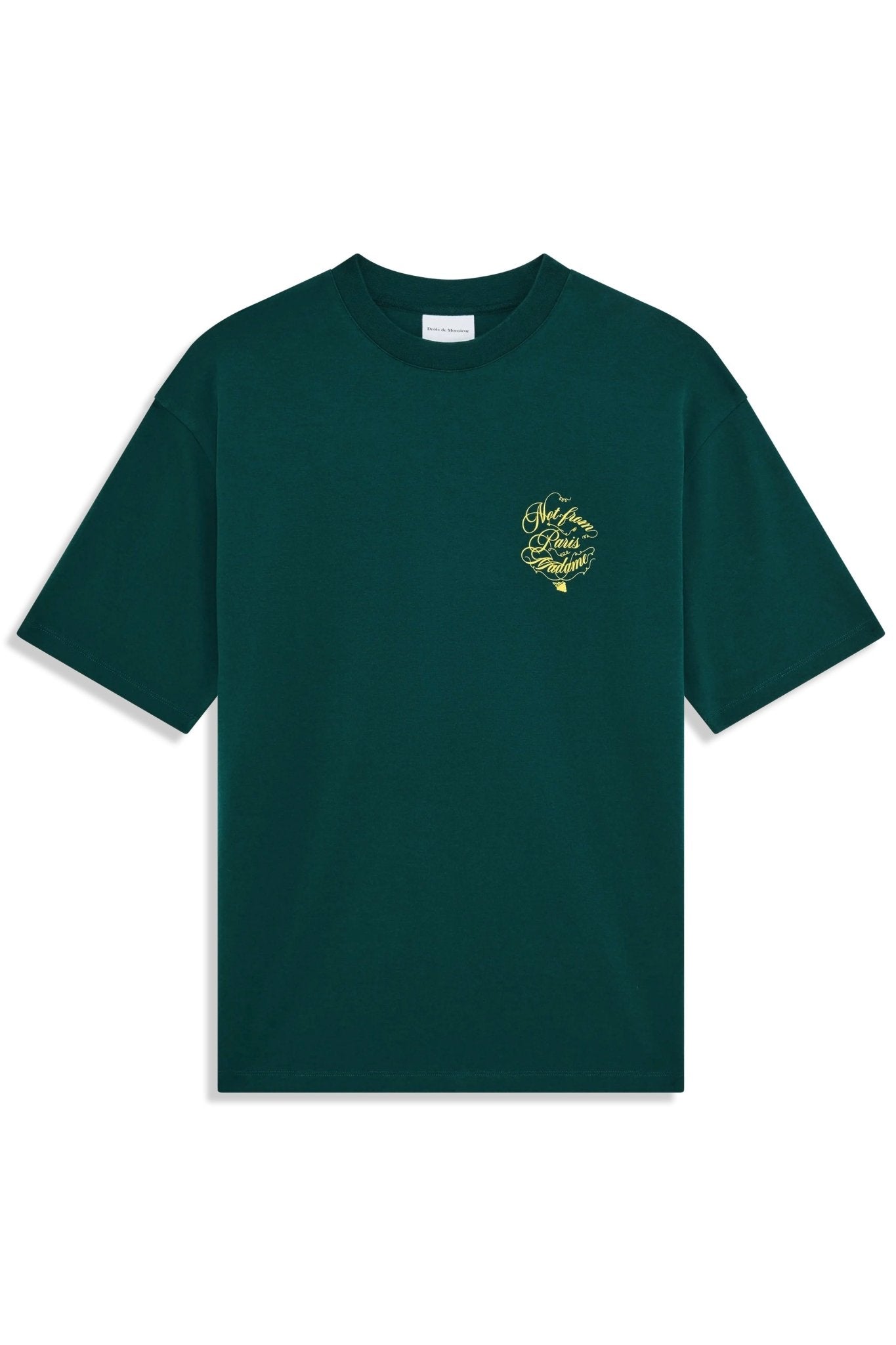 Drôle de Monsieur F-TS226-CO002-Dgn Le T-shirt Green