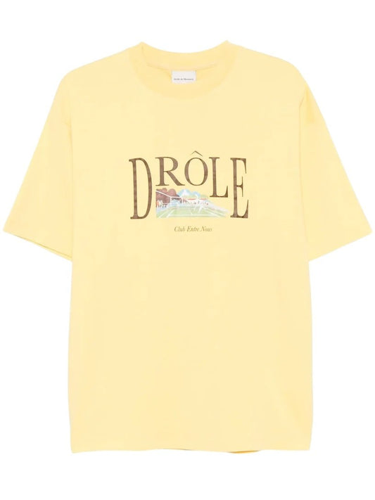 Drôle de Monsieur G-TS246-CO002-LYL T-Shirt Tennis Yell