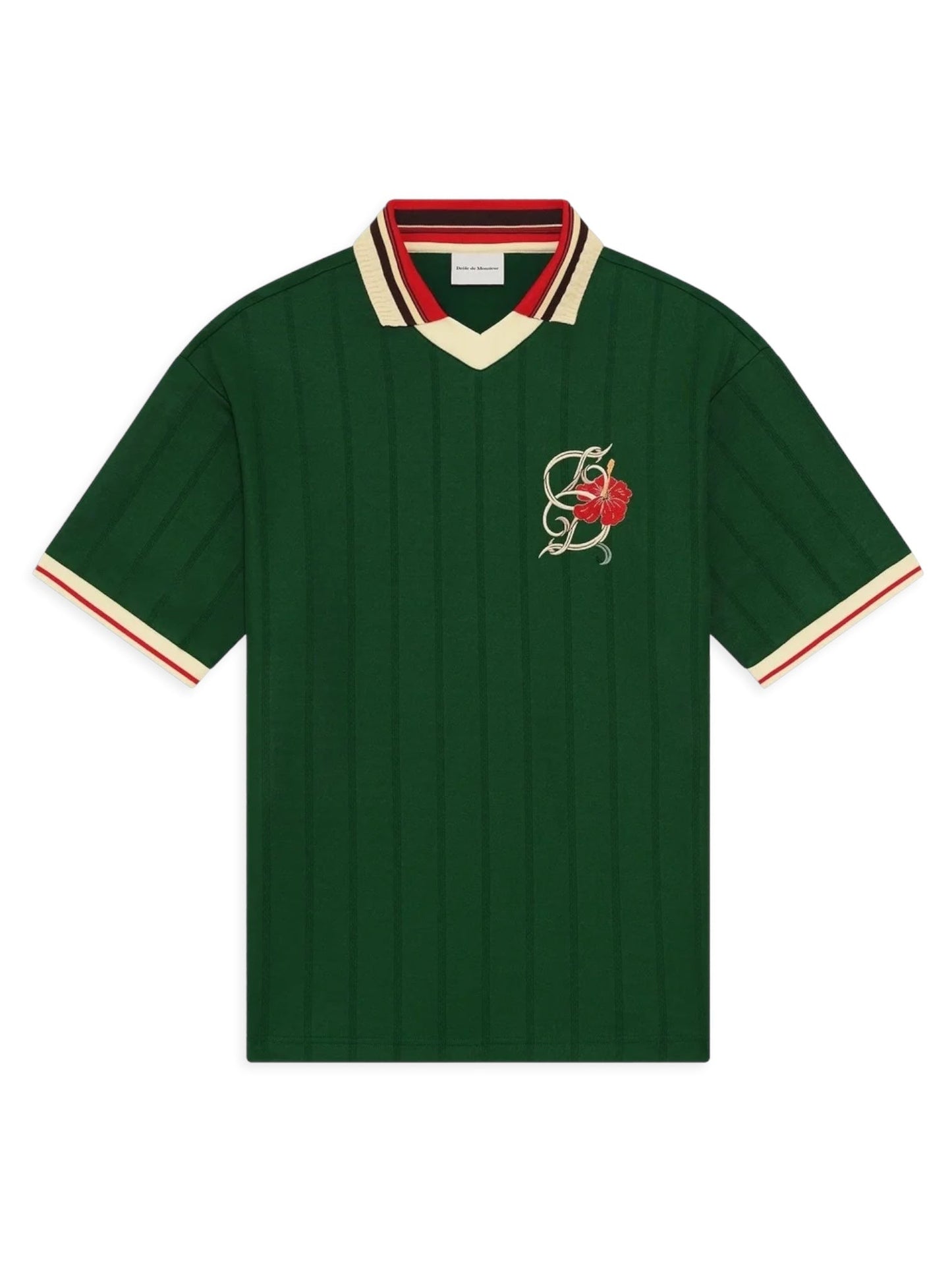 Drôle de Monsieur K-PL171-PL160-DGN Polo D Hibiscus Green