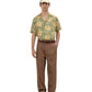 Drôle de Monsieur K-SH228-CO2-88-GN Chemise Hibiscus Green GREEN M