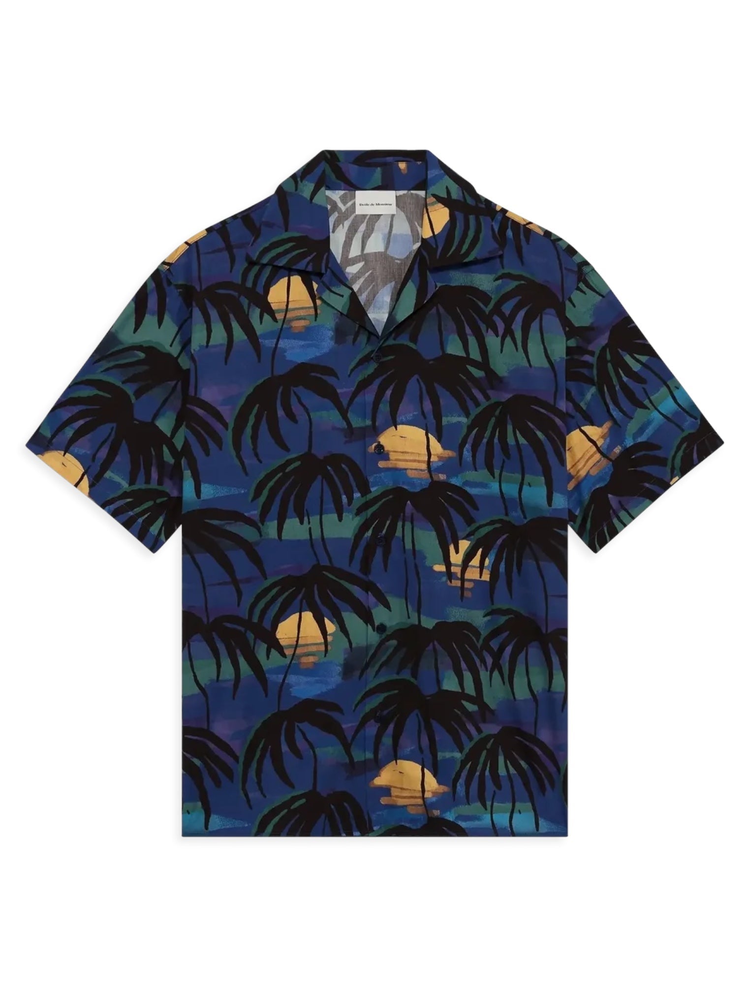 Drôle de Monsieur K-SH228-CO280-NY Chemise Palm Navy