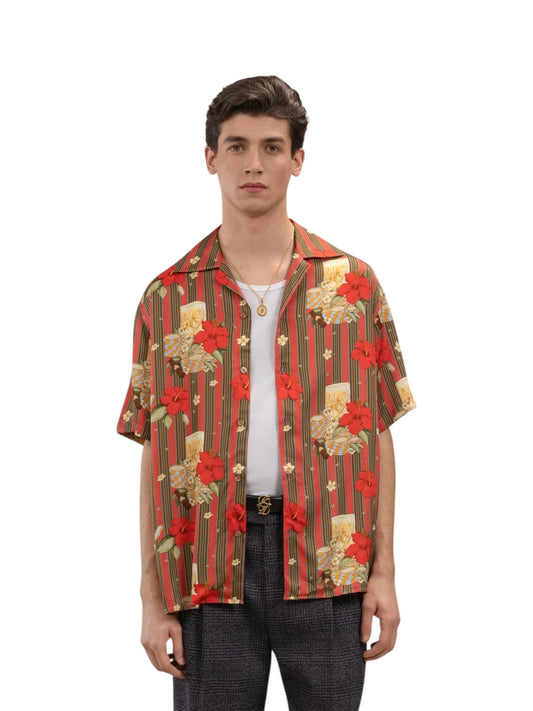 Drôle de Monsieur K-SH230-VI031-PK Chemise Club Pink