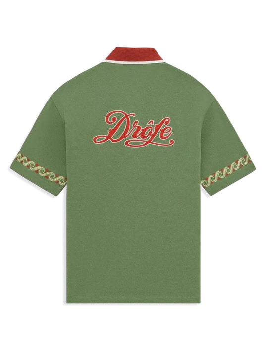 Drôle de Monsieur K-SH251-CO264-WG Chemise Sport Green