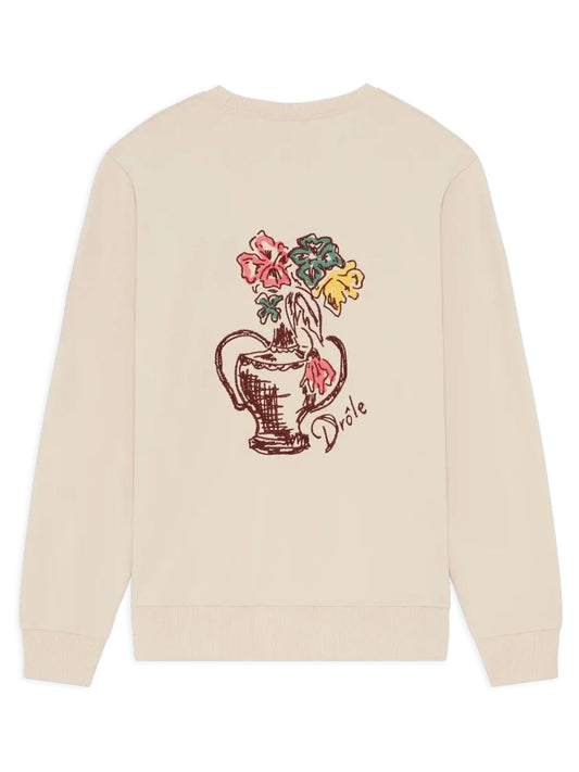 Drôle de Monsieur K-SW202-CO127-SD Sweat Vase Havana Sand