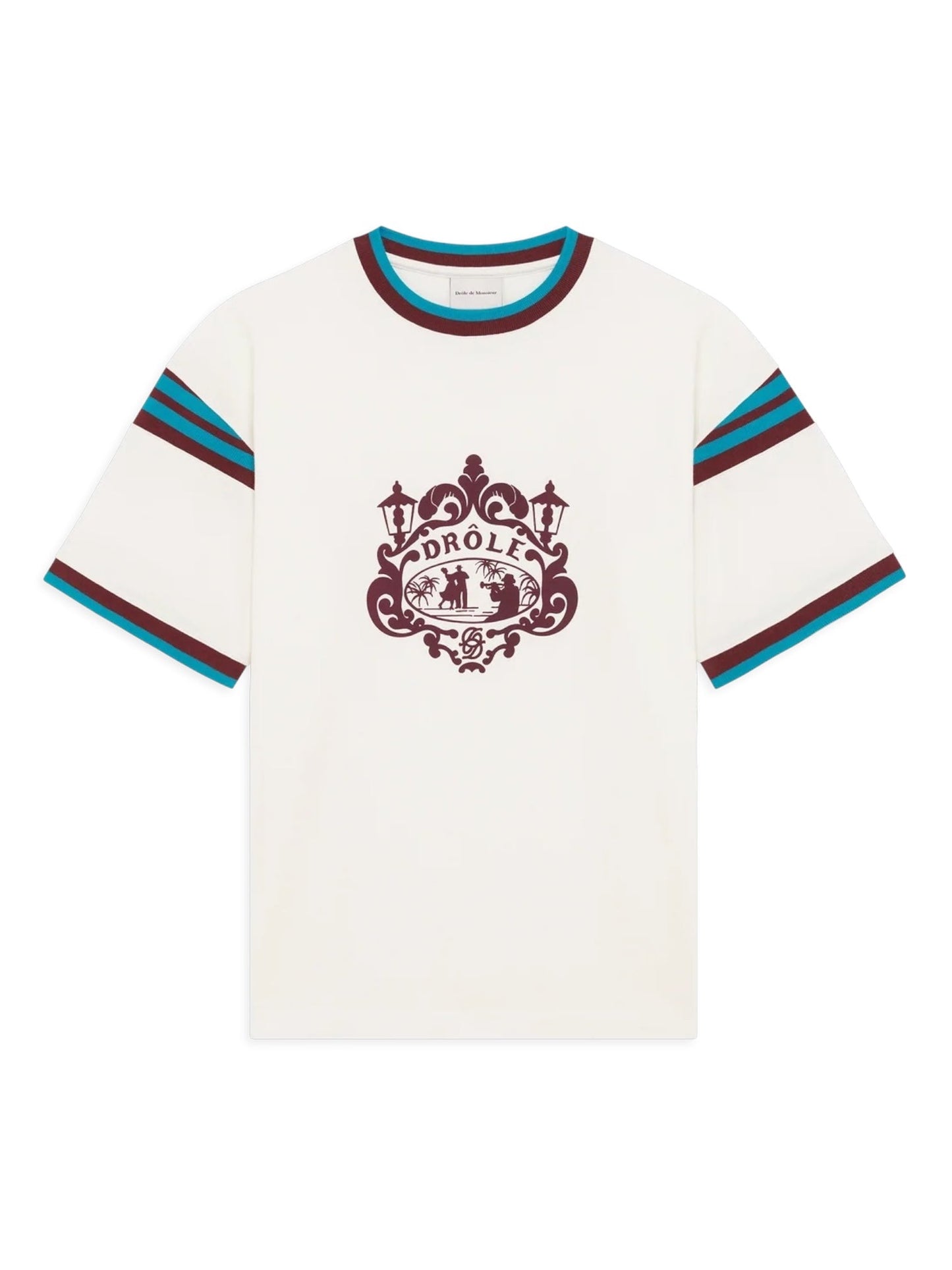 Drôle de Monsieur K-TS293-CO248-OW T-shirt Danseurs White