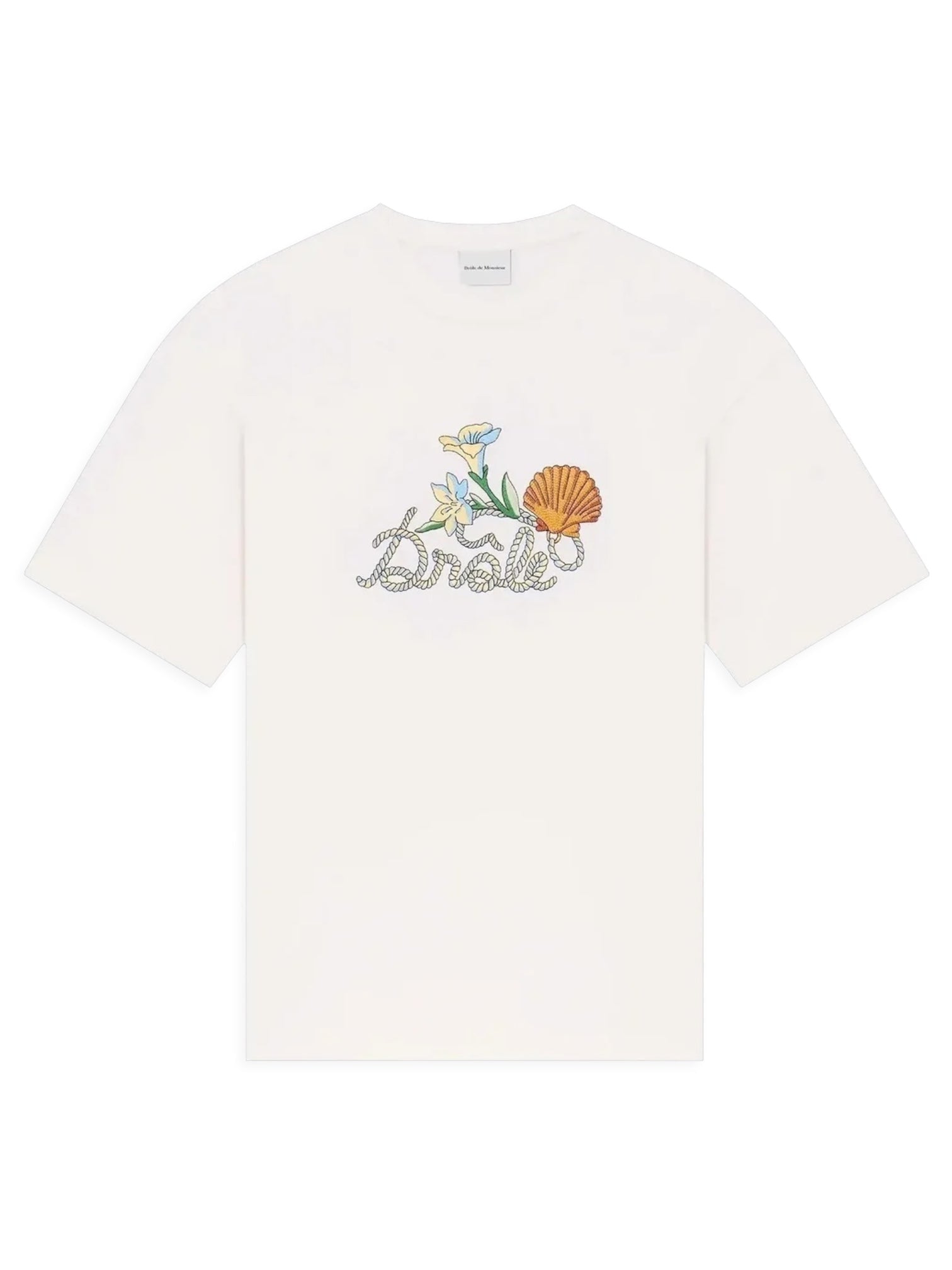 Drôle de Monsieur K-TS303-CO248-OW T-shirt  Shell White