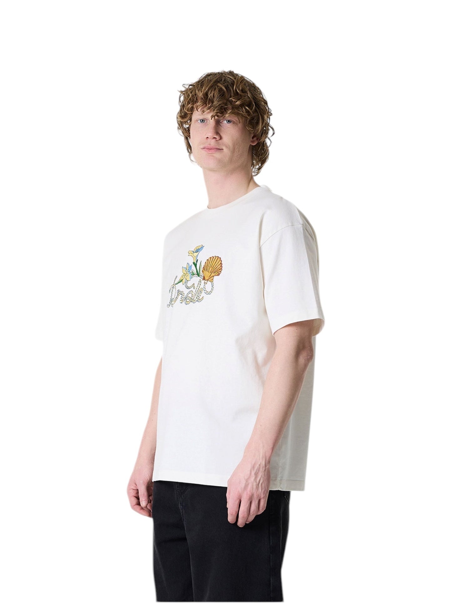 Drôle de Monsieur K-TS303-CO248-OW T-shirt  Shell White