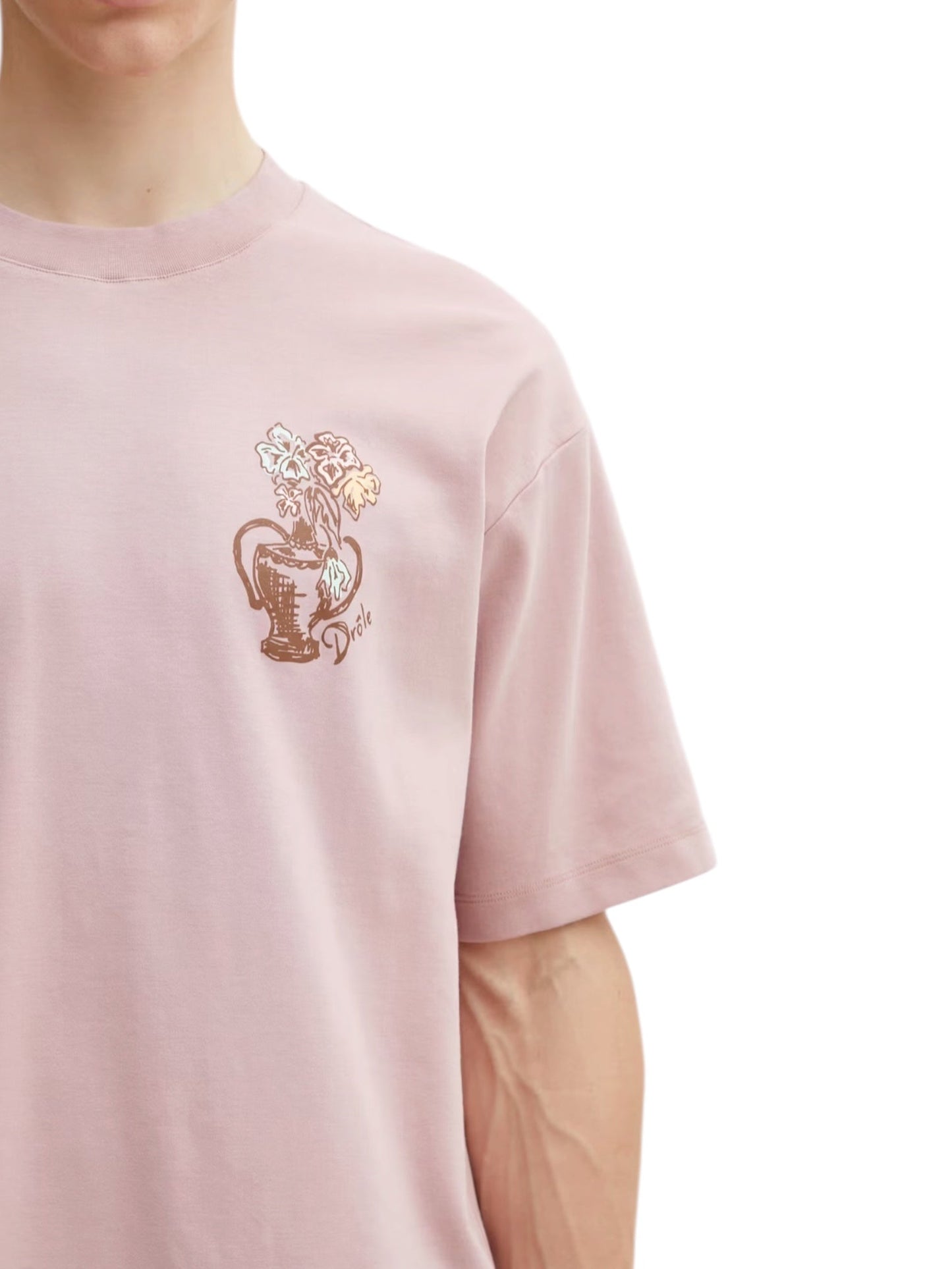 Drôle de Monsieur K-TS308-CO002-OPI T-shirt Havana Pink