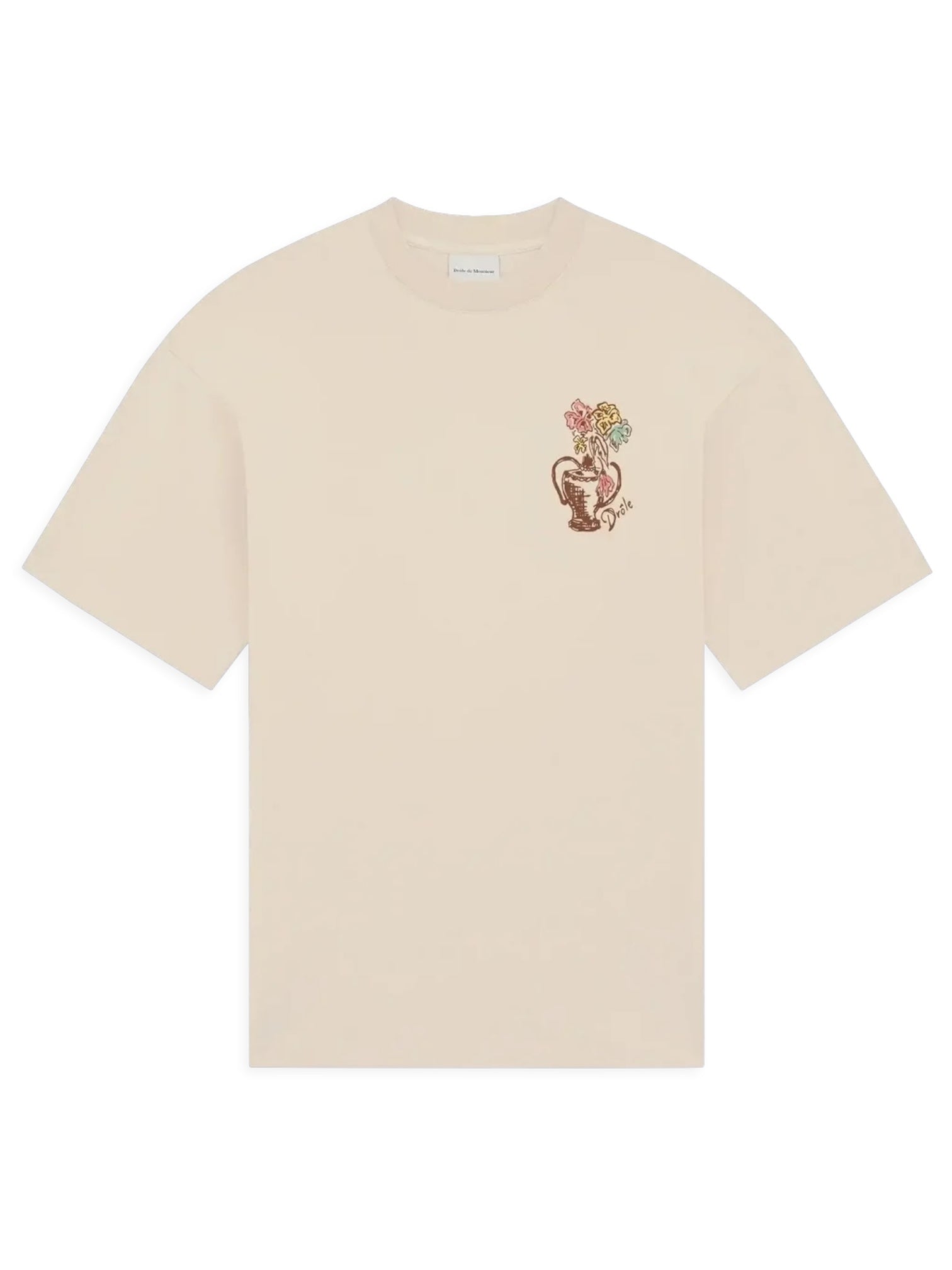 Drôle de Monsieur K-TS308-CO002-SD T-shirt Havana Sand