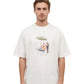 Drôle de Monsieur K-TS310-CO002-OW T-shirt Fleuriste White