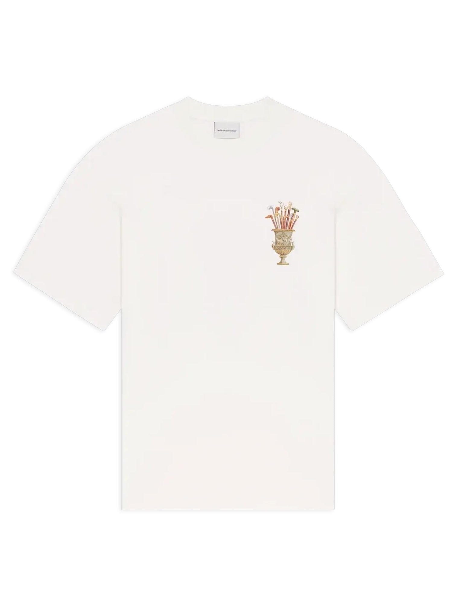 Drôle de Monsieur K-TS313-CO002-OW T-shirt Cannes White
