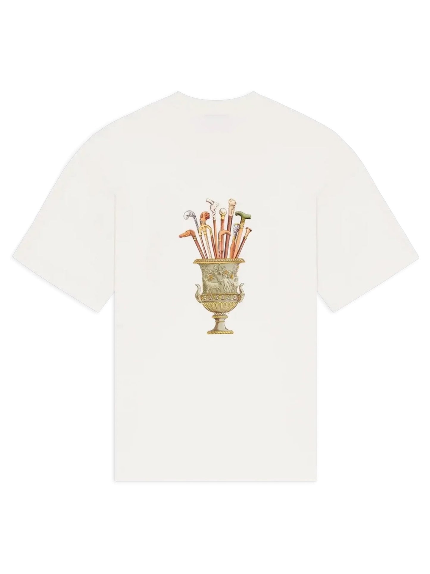 Drôle de Monsieur K-TS313-CO002-OW T-shirt Cannes White