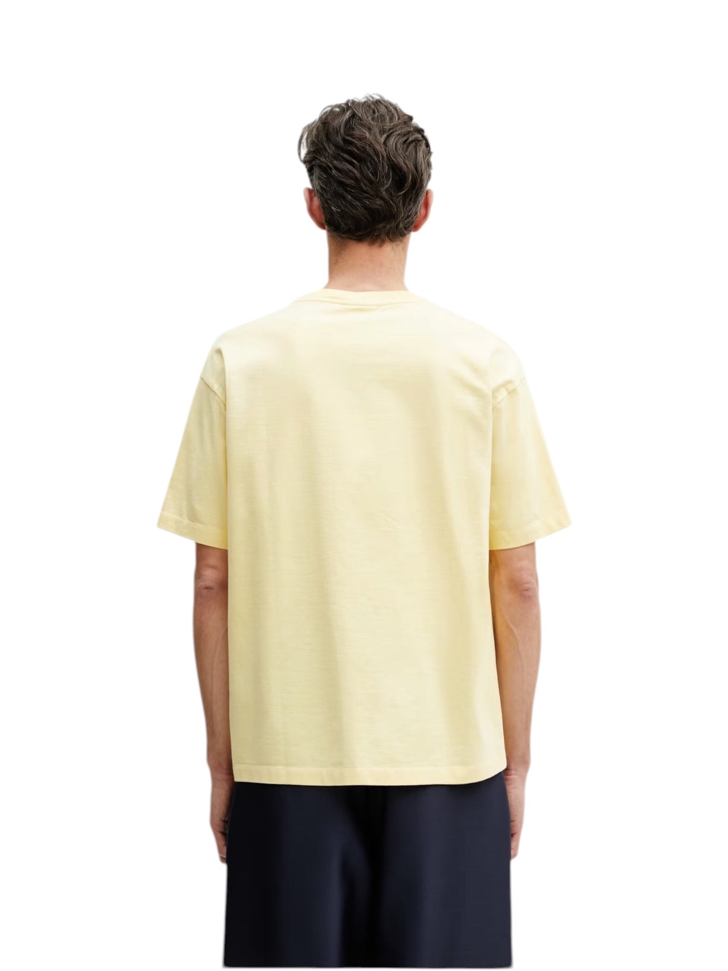 Drôle de Monsieur K-TS316-CO248-LYL T-Shirt D Hibiscu Yellow