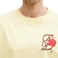 Drôle de Monsieur K-TS316-CO248-LYL T-Shirt D Hibiscu Yellow