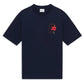 Drôle de Monsieur K-TS316-CO248-NY T-Shirt D Hibiscus Navy