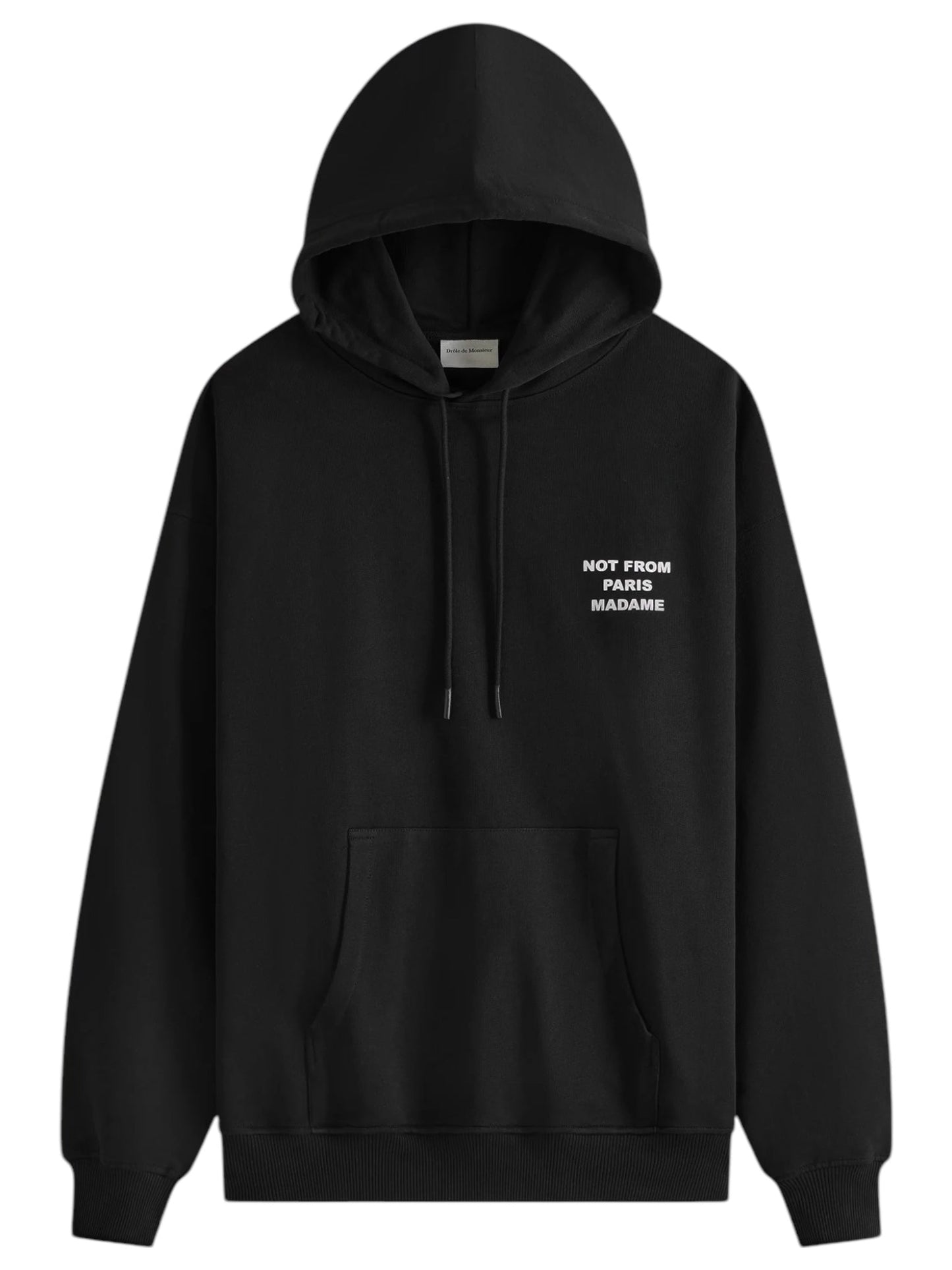 Drôle de Monsieur PERM-HO162-CO127-BL LE HOODIE BLK