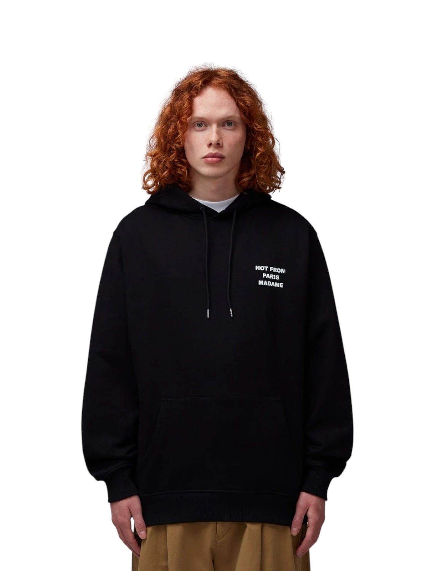 Drôle de Monsieur PERM-HO162-CO127-BL LE HOODIE BLK