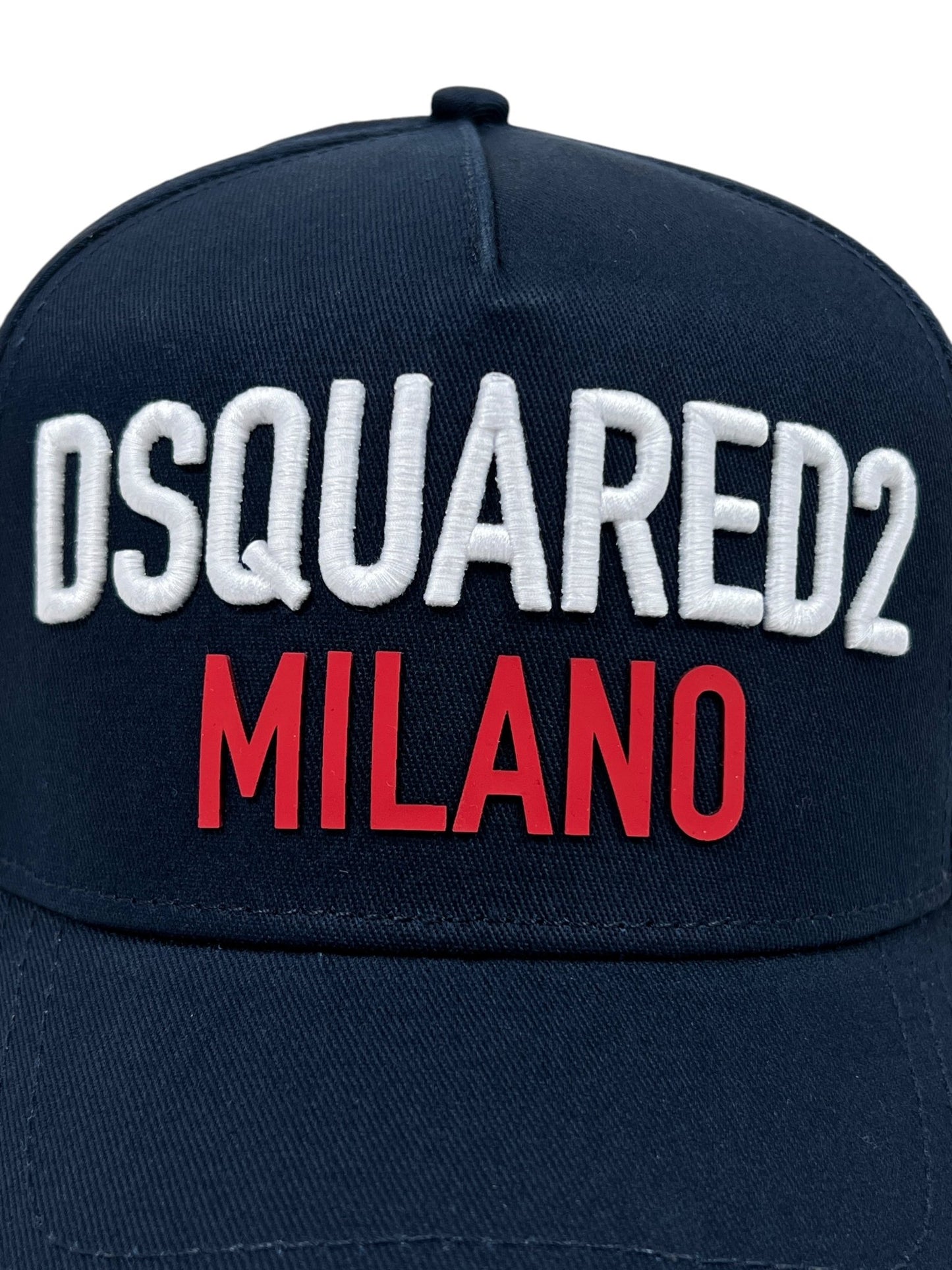 Dsquared2 BCM0917 Baseball Cap Gabardine-Navy