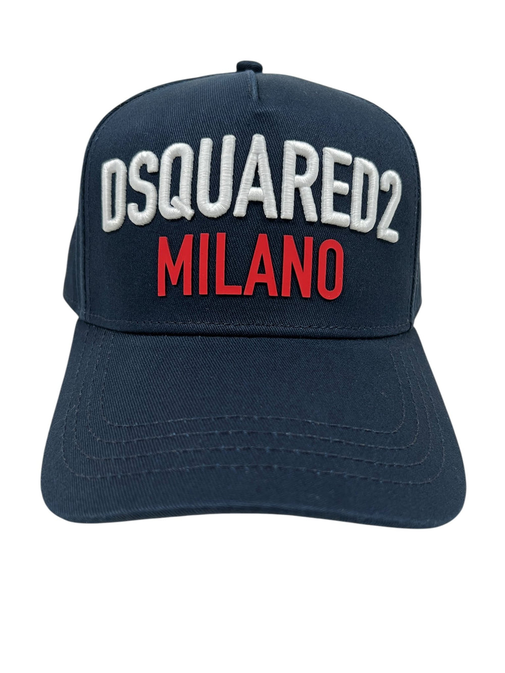 Dsquared2 BCM0917 Baseball Cap Gabardine-Navy