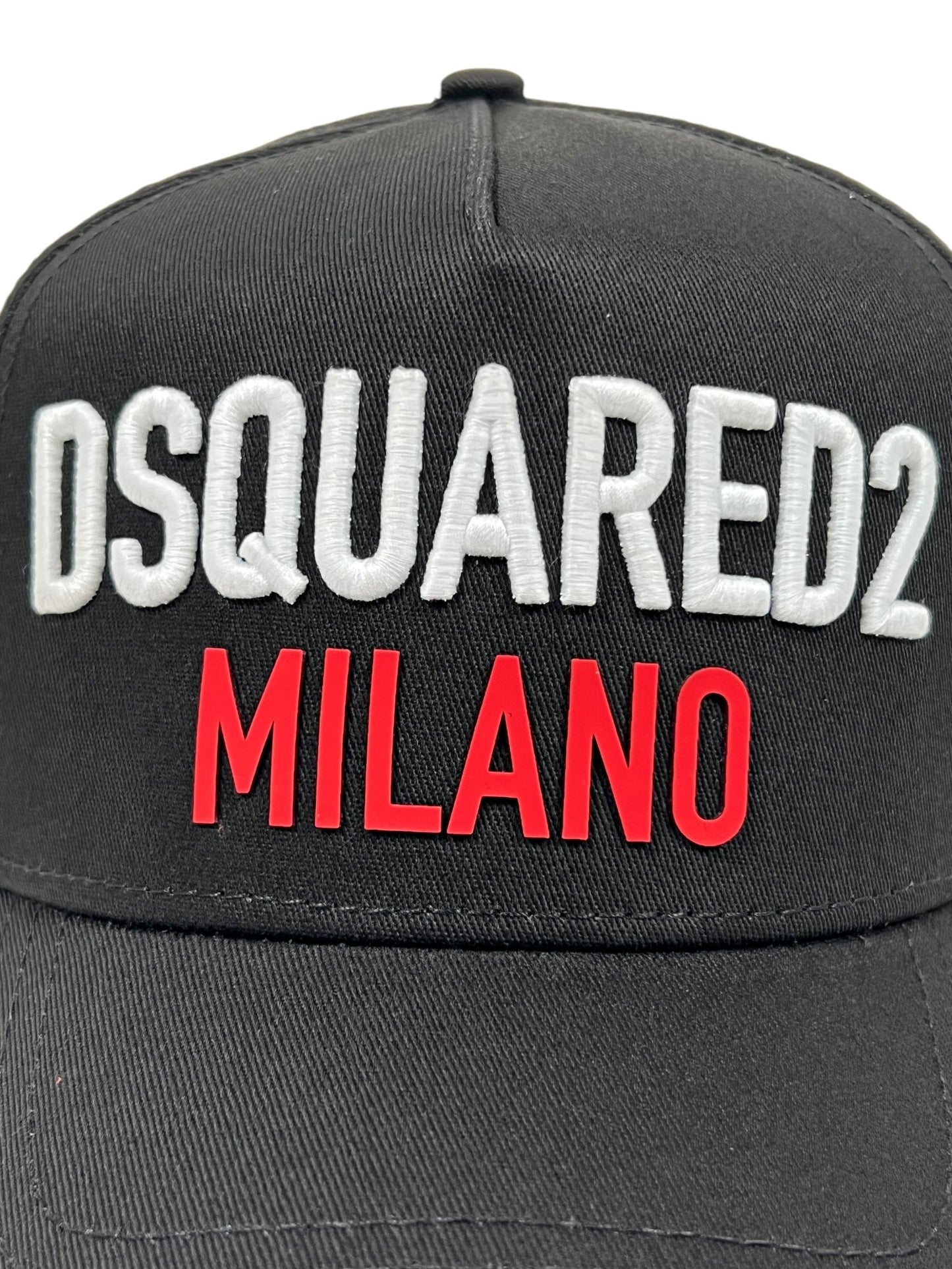 Dsquared2 BCM0917 Baseball Cap Gabardine-Nero