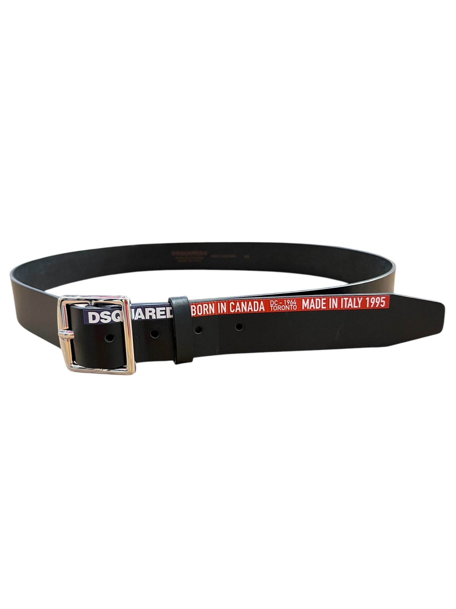 BEM0406 Belt Vacchetta Nero Vintage