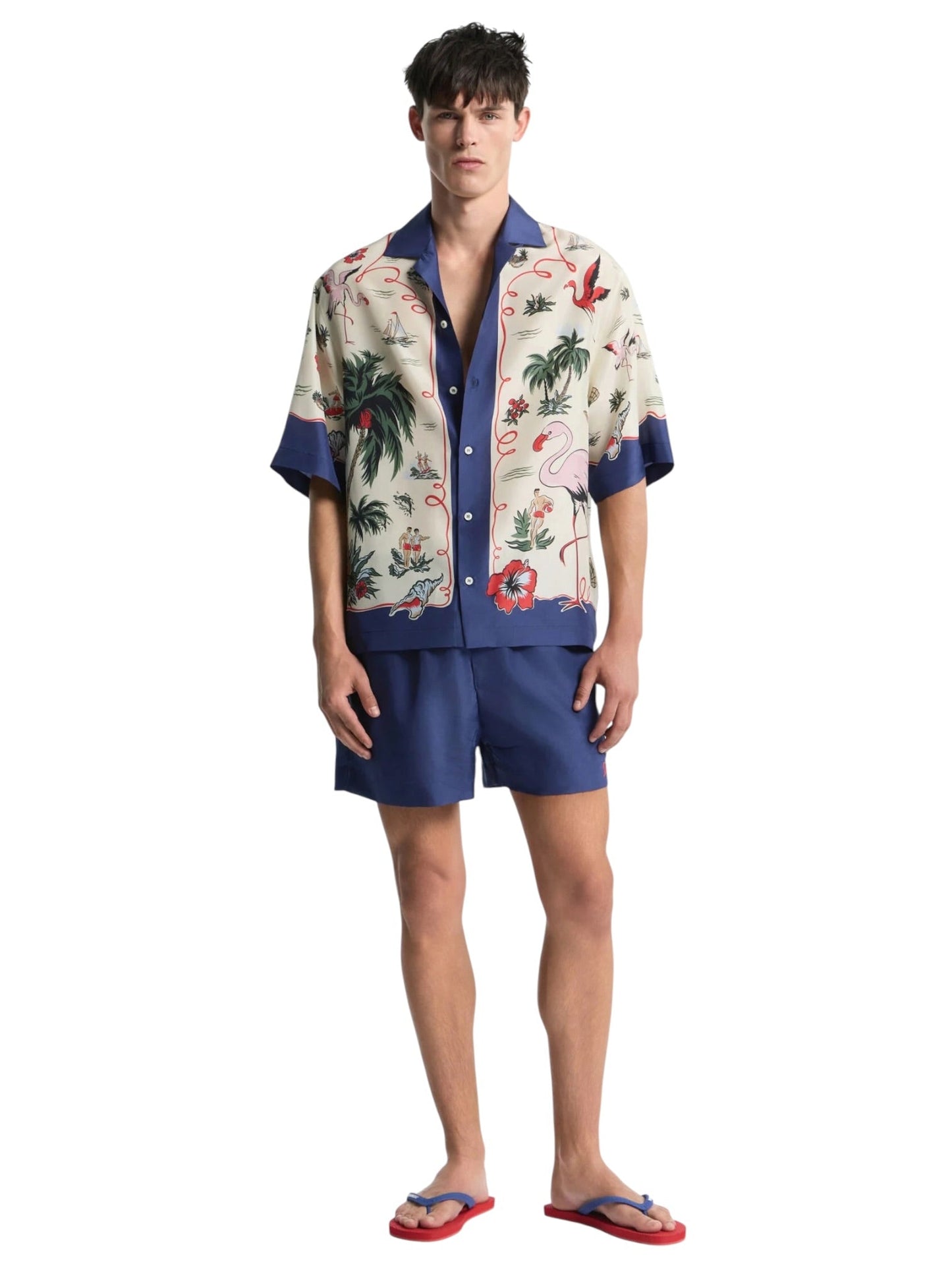 Dsquared2 S71DM0835 Aloha Shirt Multicolor