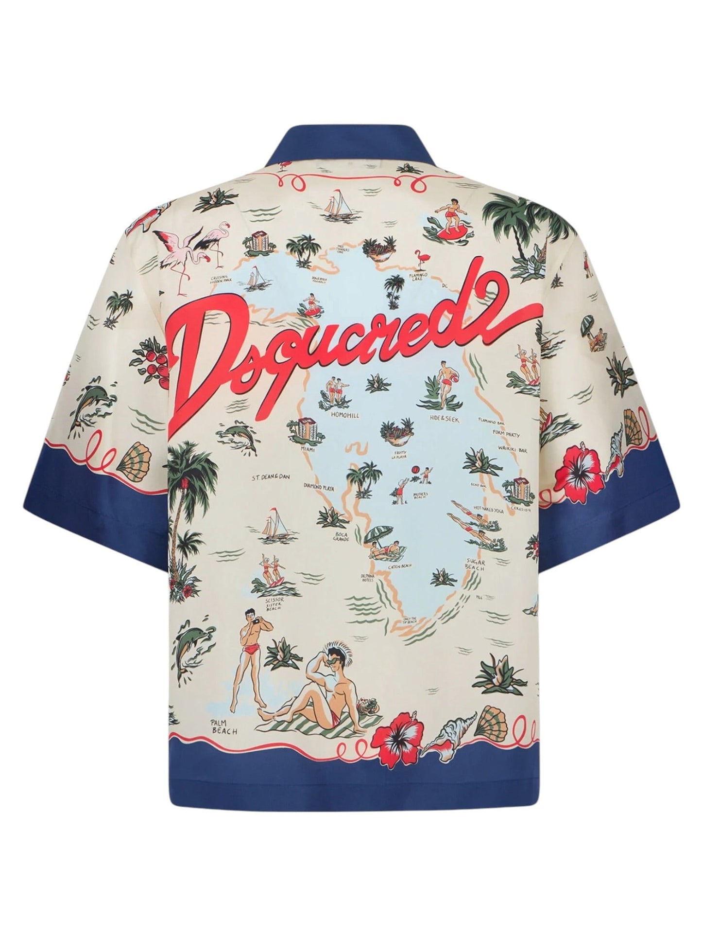 Dsquared2 S71DM0835 Aloha Shirt Multicolor