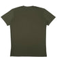 Back view of a Dsquared2 S71Gd1462 Cool Fit Tee Green by DSQUARED2 on a white background.