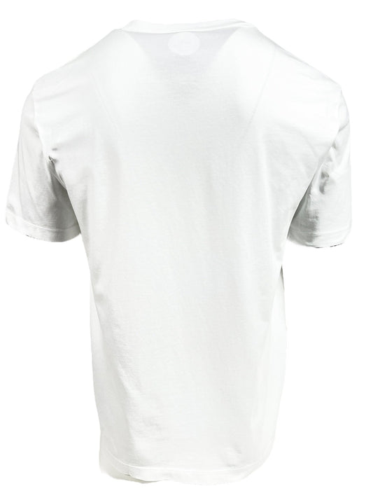 DSQUARED2 white 100% cotton t-shirt photographed from the back on a white background.