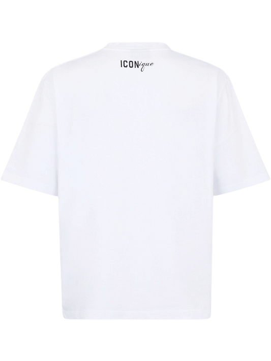 Dsquared2 S78GD0112 Iconique Loose Fit Tee White