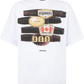 Dsquared2 S78GD0113 Iconique Loose Fit Tee White
