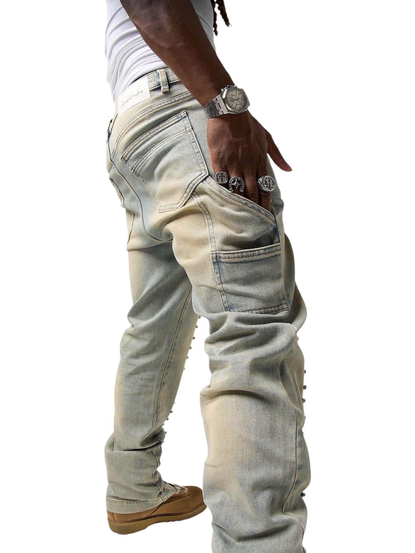 Duaa Alignment Mineral Denim Stone