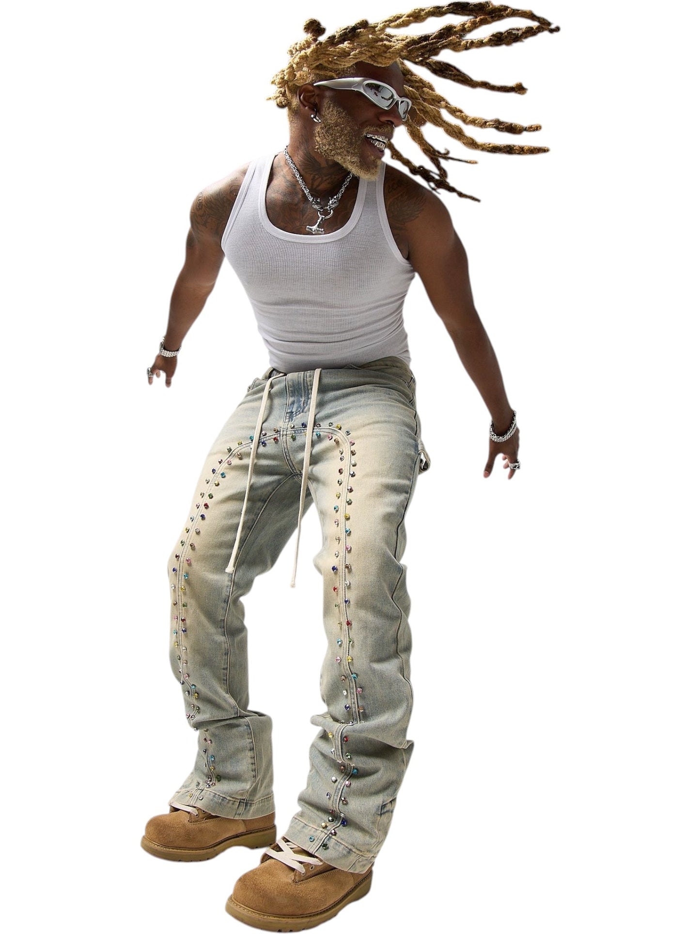 Duaa Alignment Mineral Denim Stone