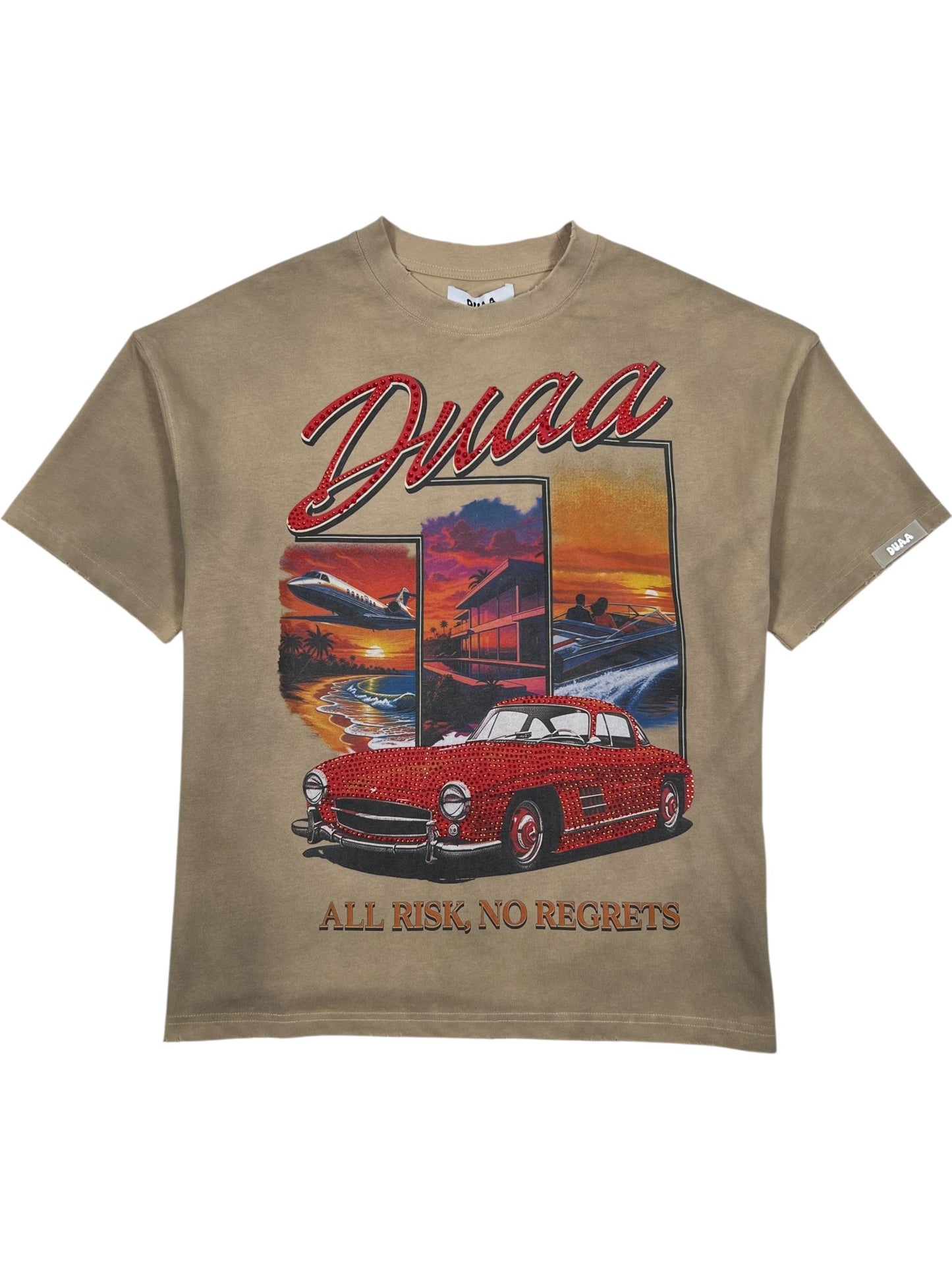 Duaa All Risk Tee Shirt Brown